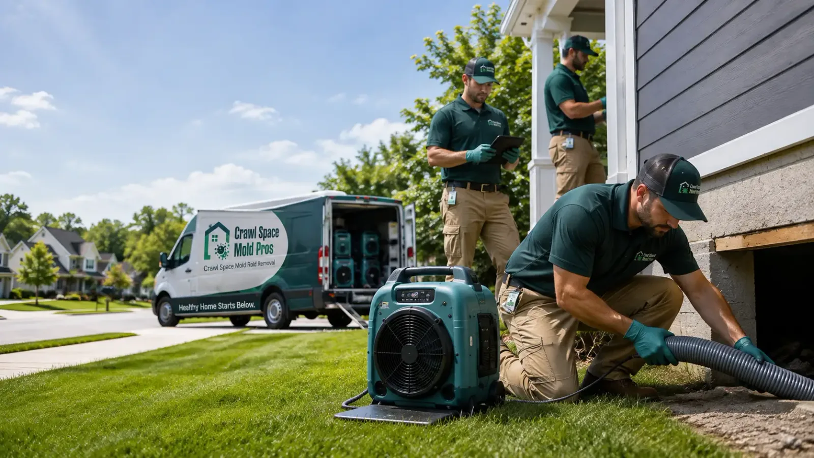 Crawl Space Mold Removal in Cadott, WI